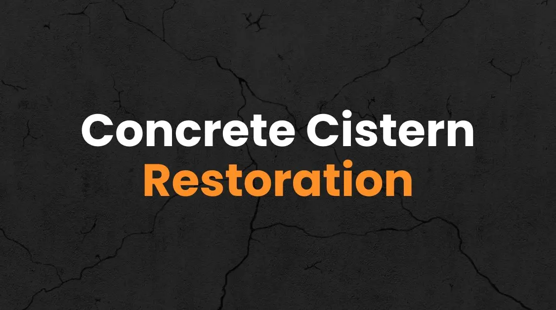 Concrete Cistern Restoration, Day St, Marrickville, NSW